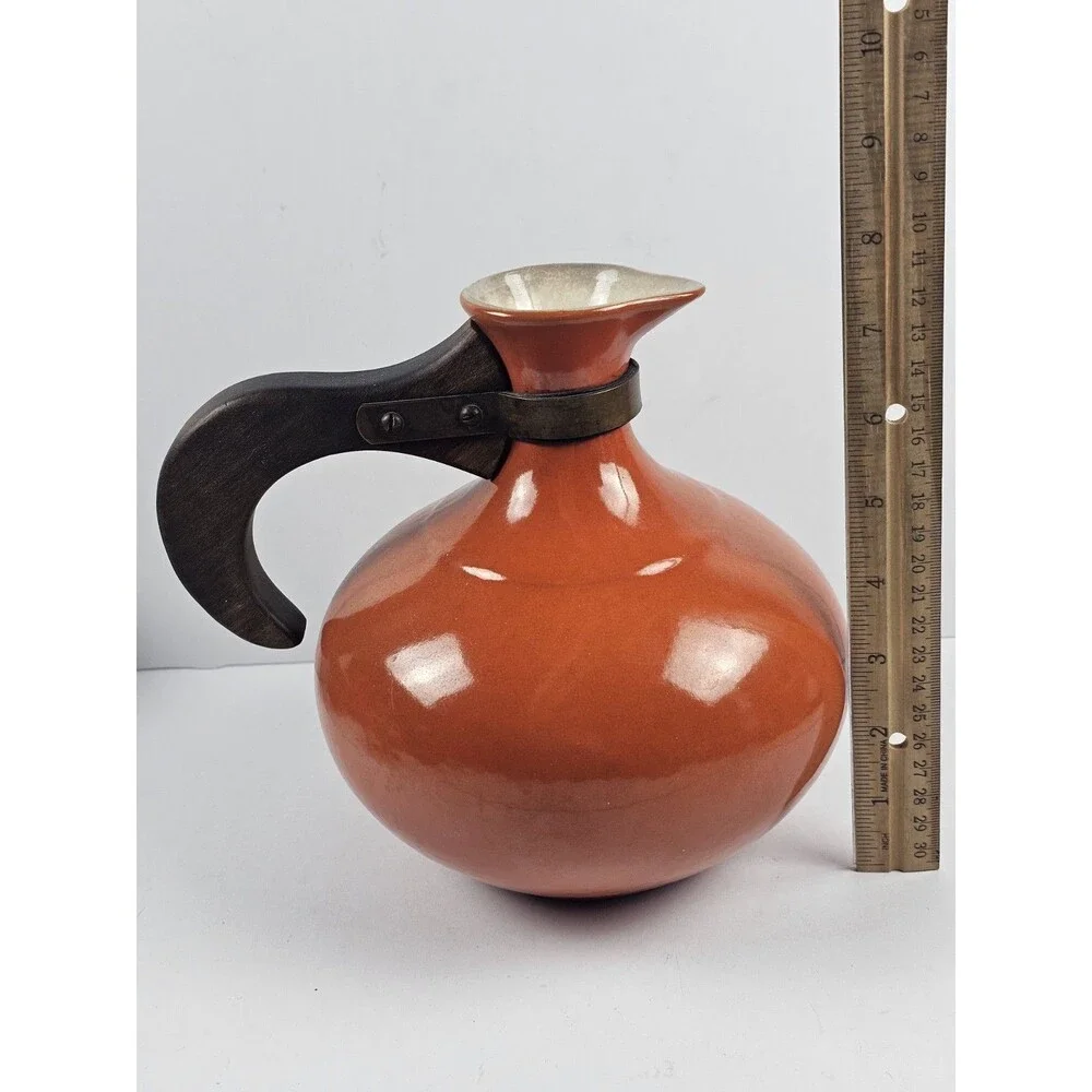 Gypsy Red Wing Vintage Pottery Orange 8